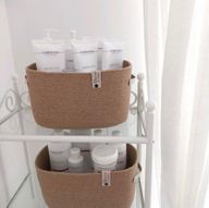 Handmade Woven Jute Oval Basket