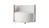 Matchstick Upholstered Chair with Acrylic Inlay