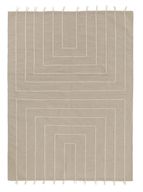 Ridge Handwoven Wool Rug – Minimalist Geometric Design