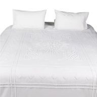 Boho Tufted Duvet Set in White