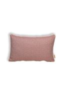 El Leila Cushion (Terracotta X Off-white)