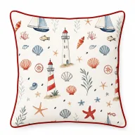 Lighthouse Bay Fabric Cushion