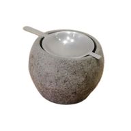 Ashtray - Marble (gray/silver)