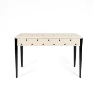 Slim Wooden Desk With Storage Space