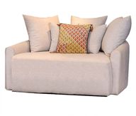 Love Seat In Beech & Pine Wood - Fully Upholstered