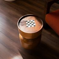 Chess Round Side Table