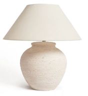 Medium Sun Table Lamp - Etched Off White