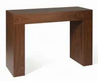 كونسول مستطيل بسيط بلمسة نهائية من خشب الجوز