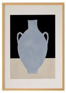 Colorful Vase Blue Artwork – Wabi Sabi Inspired Wall Decor