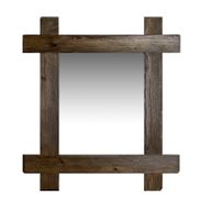 برواز مرآة خشبي بتشطيب عتيق