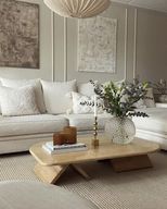 Book Coffee Table - Travertine Marble