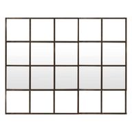 مرآة كيلا شبكية معدنية - لوحات مربعة  لديكور جداري جريء