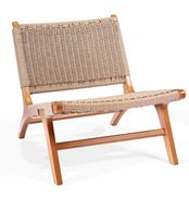 Terri Boho Woven Chair – Natural Zan Wood Frame