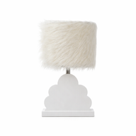 White Fur Table Lamp YL-T-494-WH