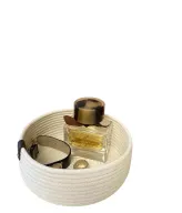 Woven decorative cotton plate