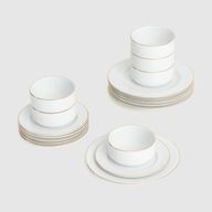 Habitat Set Gold Rim (Set Of 18 Pcs)