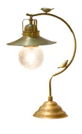 Bird Brass Table Lamp