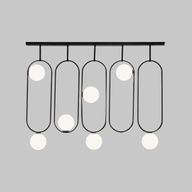 Oval Frosted bulb pendant