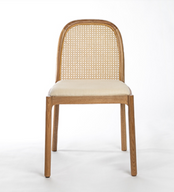 Moorea Chair – Solid Wood Frame with Cane Back