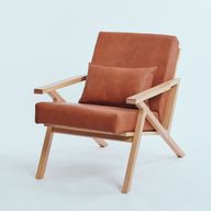 Open Book - Lounge Chair - Upholstered With Beech Wood Frame