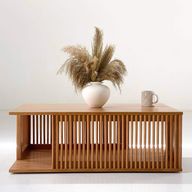 Sion Coffee Table - Beech - Oak Veneer - Engineered Wood