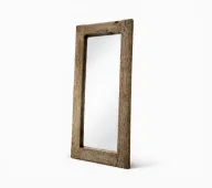 Thea Rustic Full-Length Wooden Mirror - Natural Charm