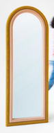 Tunnel Arched Mirror With Two-Tone Frame