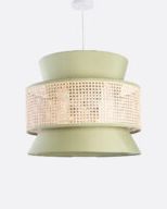 Ceiling Lamp - Light Green And Beige