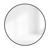 Flow Elegant Frameless Round Mirror – Minimalist Design for Modern Interior