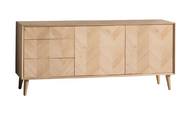 Atlas Sideboard with Slanted Legs - Ample Storage Space