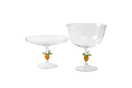 Glass Lemon Bowl & Plate