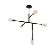 Karen Ceiling Lamp - Gold & Black -YL151-3B
