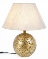 مصباح جانبي فلورال أورب من النحاس