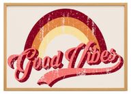Good Vibes Vintage Print