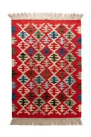 Crimson - Handmade Noul Wool Kilim