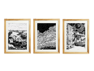 لوحة ابو جالوم وأسوان وفيوم