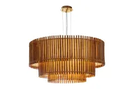 Triple Bamboo Ceiling Lamp