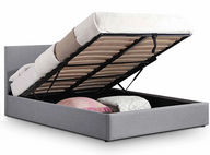 Lift Mechanism Storage Bed With Upholstered Frame