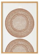 African Woven Mats Print