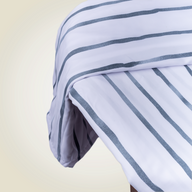 3-Piece Fitted Sheet Set - Seersucker Striped