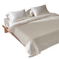 طقم غطاء لحاف - سادة - ساتين - كينج