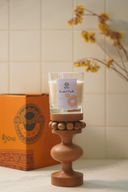 Natural Scented Candle In A Glass Container