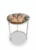 Botanical Olive wood Side Table