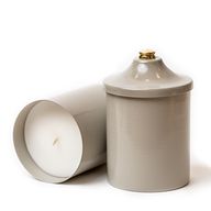 White Tea Scented Pyramid Candle Cup