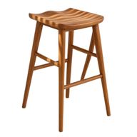 Lia Fannie Massive Teak Bar Stool