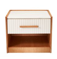 Oak Nightstand with one drawer