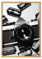 Camera Print Black & White