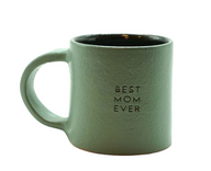 Best Mum Ever Earthenware Mug Green