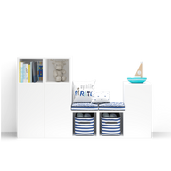 Cubby Storage System With Seating