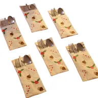 Tis The Season Cutlery Holder Set